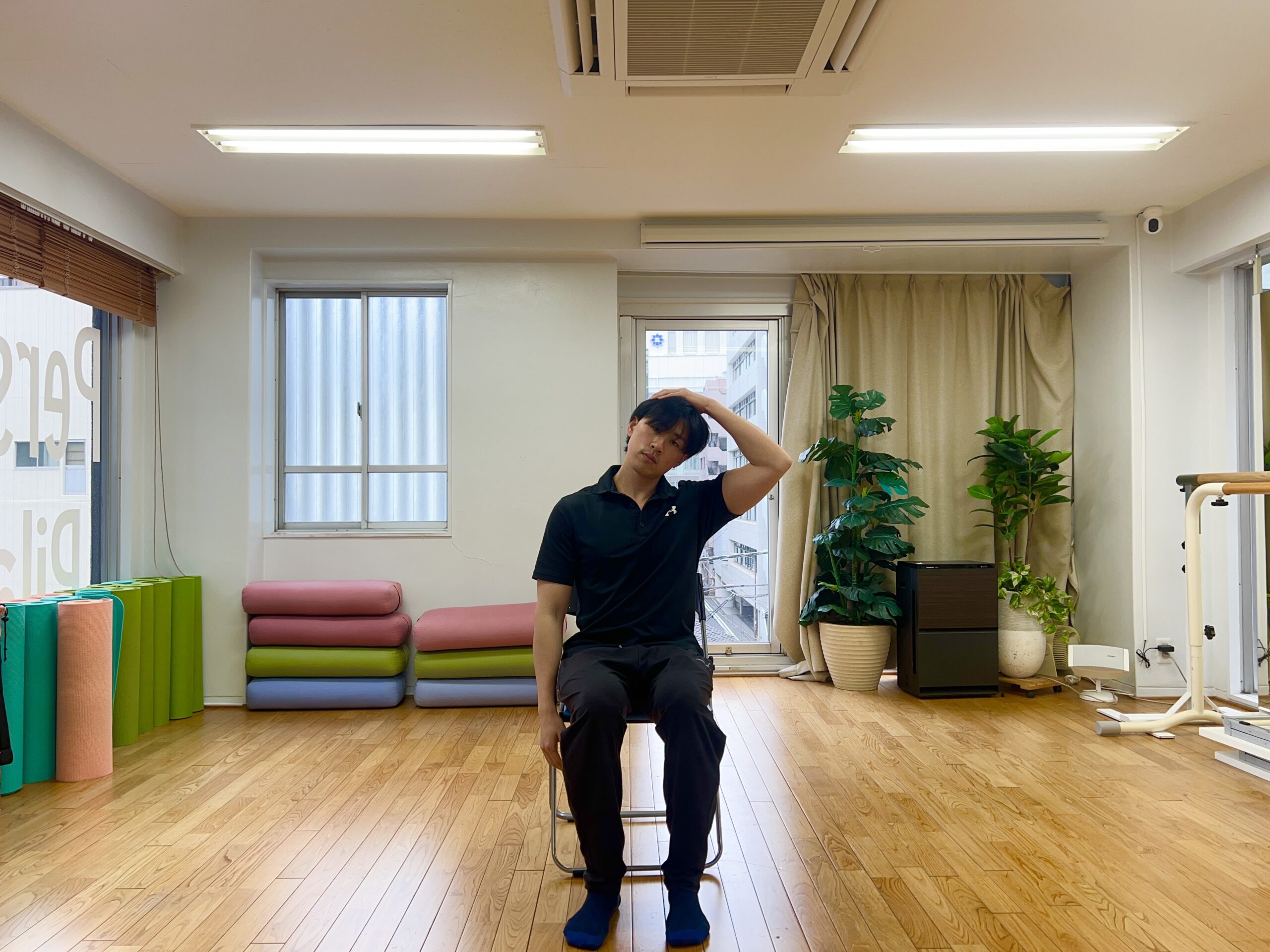 首回しストレッチ