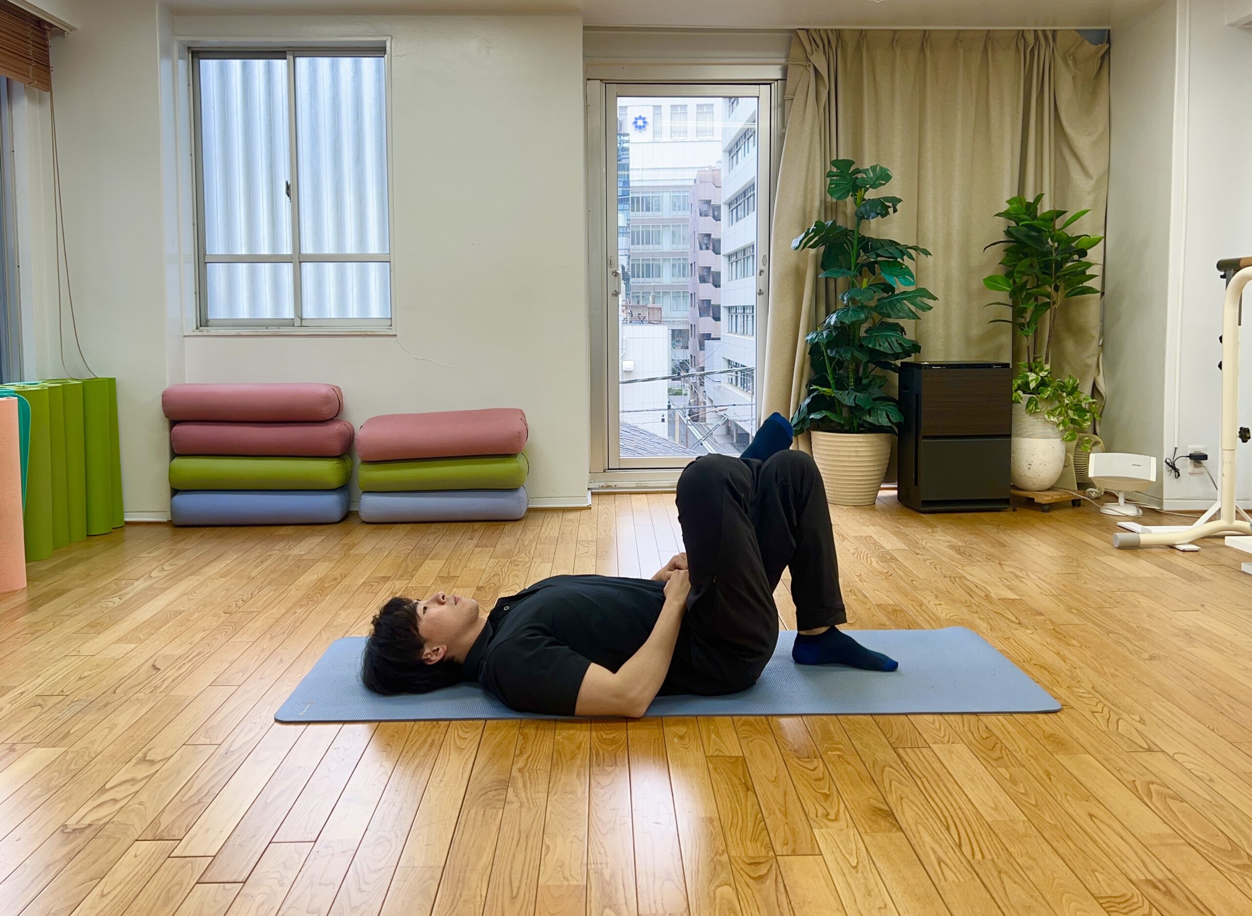 お尻のストレッチ