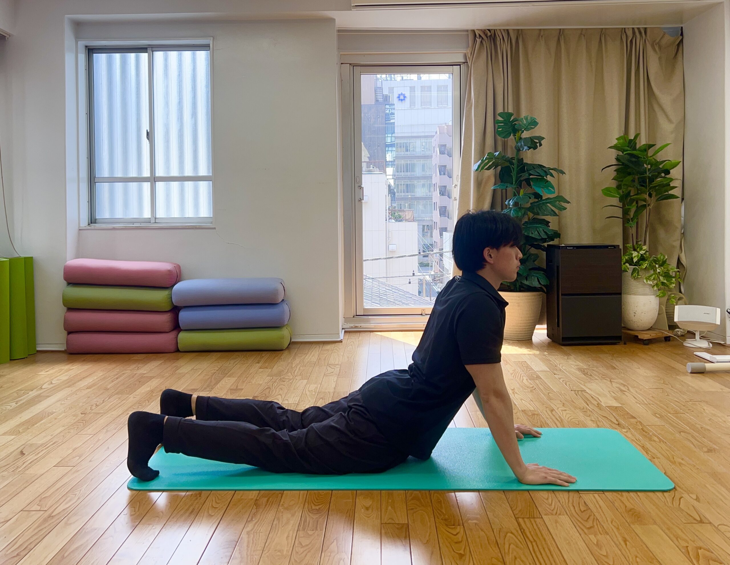 お腹のストレッチ